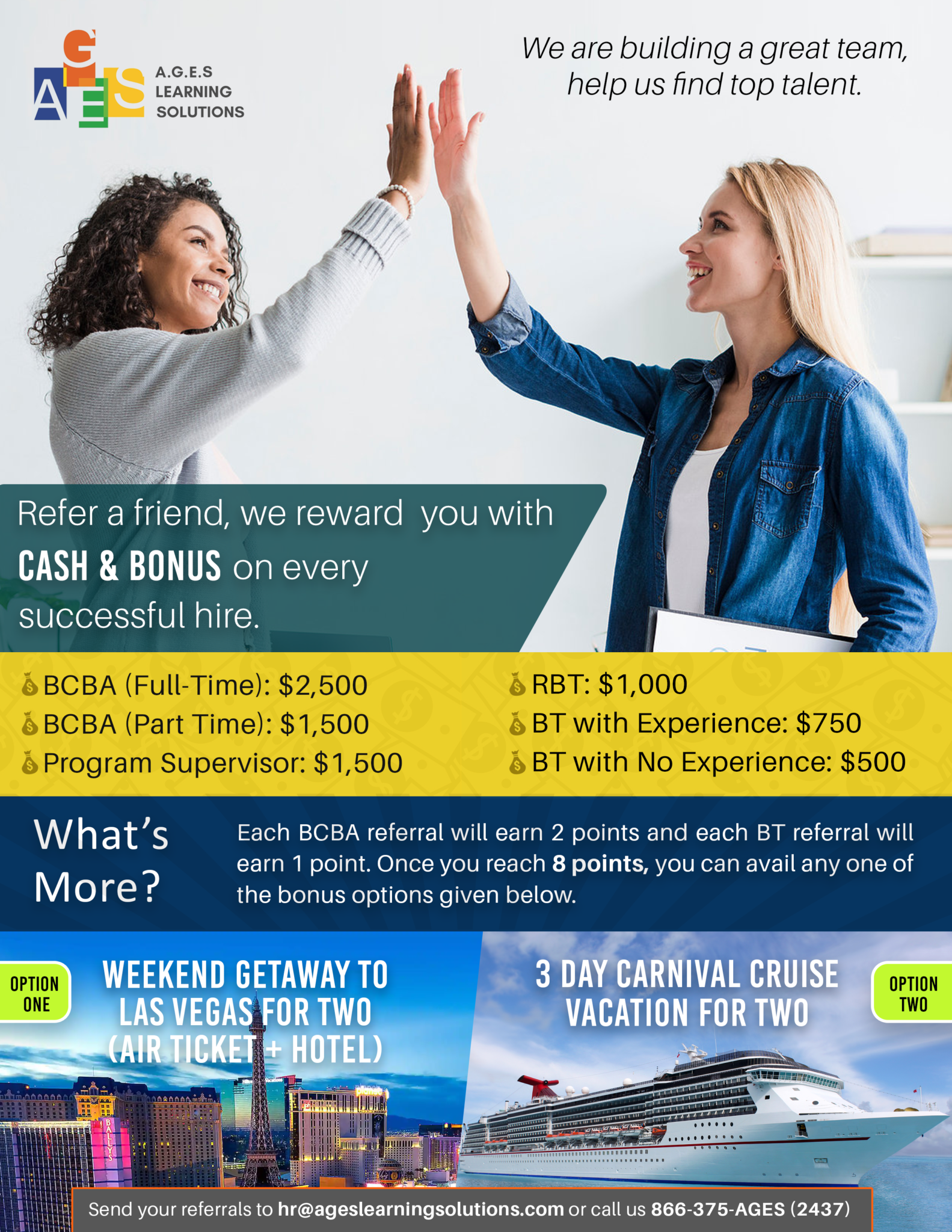 BCBA Jobs in California & Utah Referral Bonus Cruise Trip & More